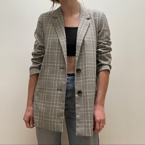 Madewell plaid blazer